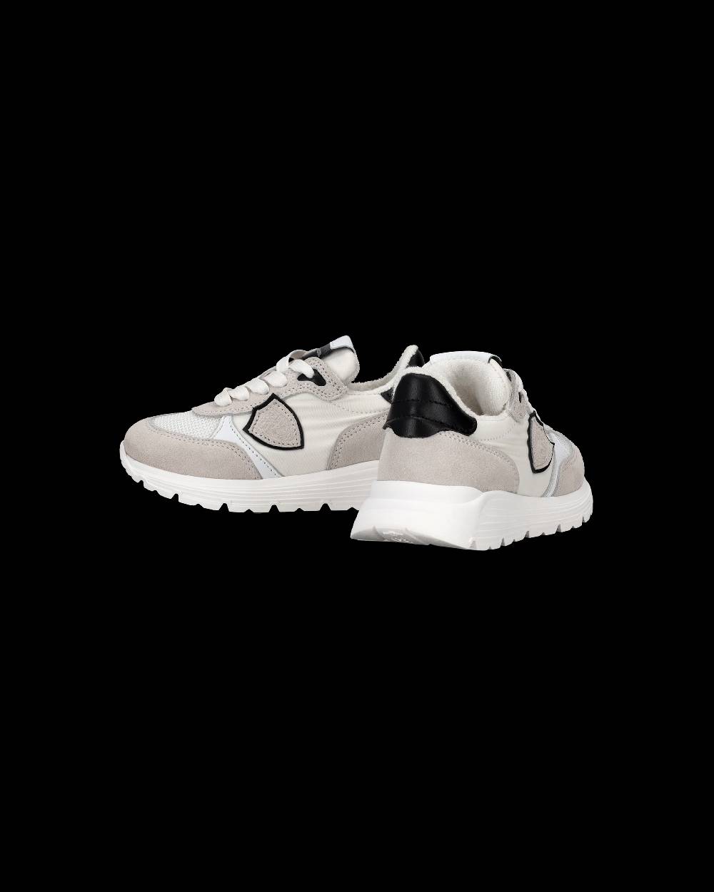 Philippe Model Scarpe da Bambini Antibes Bianche in Tessuto Tecnico Italy