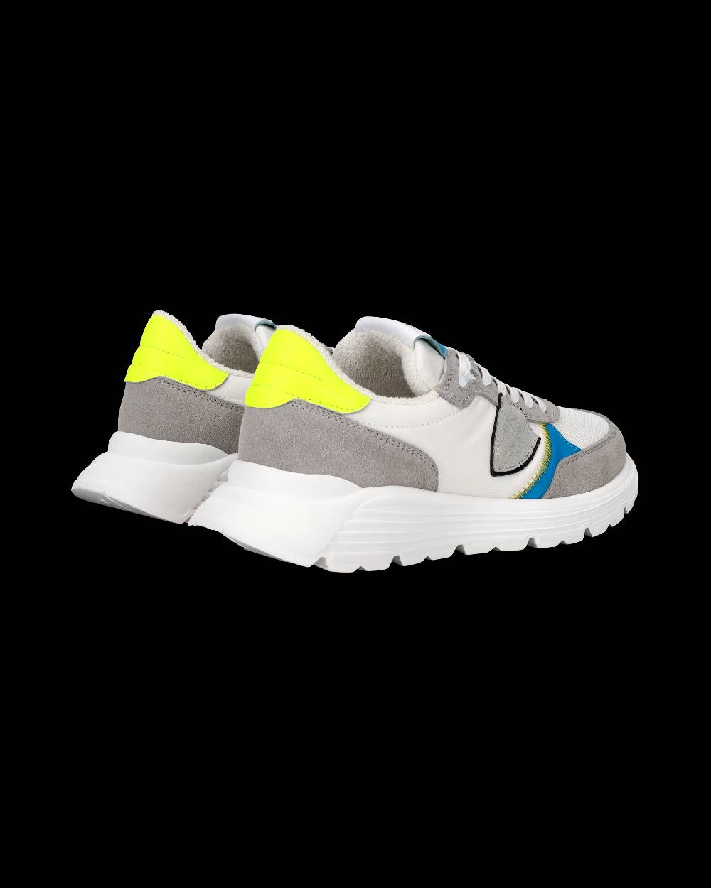 Philippe Model Sneakers Antibes da Bambini Grigie e Gialle in Pelle Negozi Online