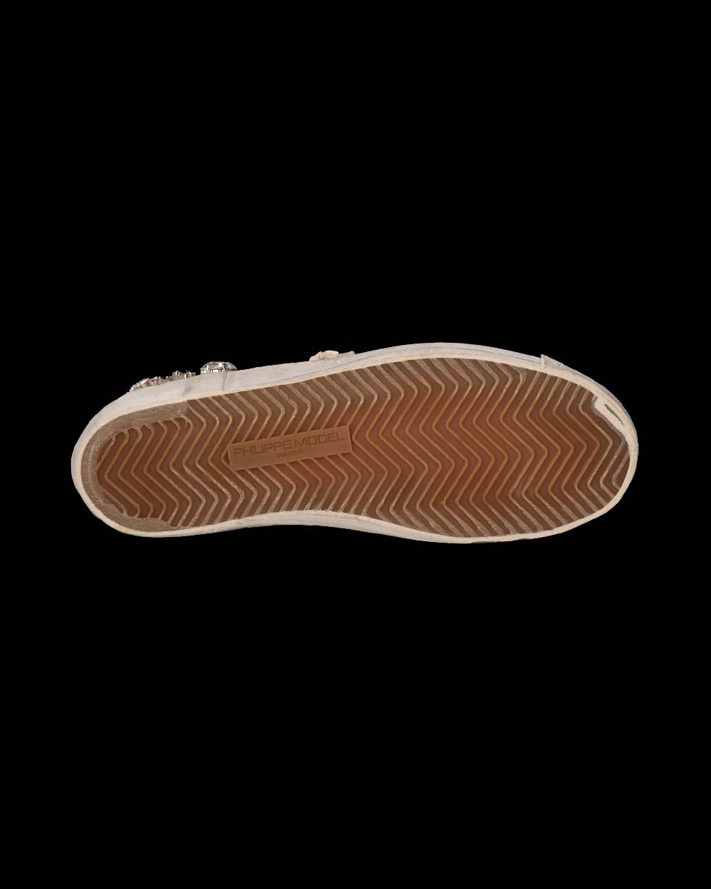 Philippe Model Sneaker Prsx Donna Con Cristalli, Bianco Promozione Limitata
