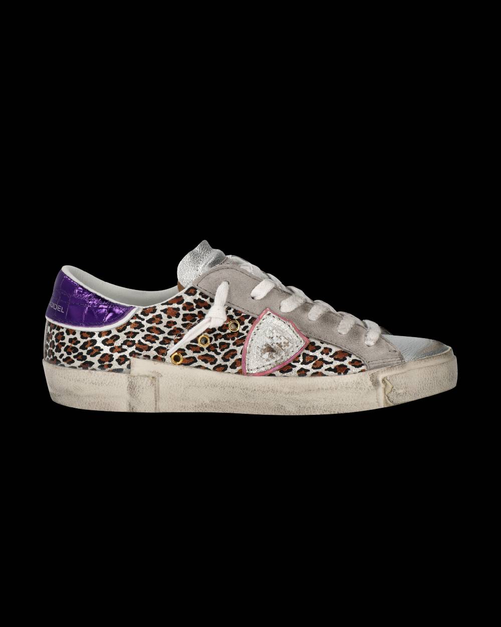 Philippe Model Sneaker Prsx Donna, Argento e Viola Novità