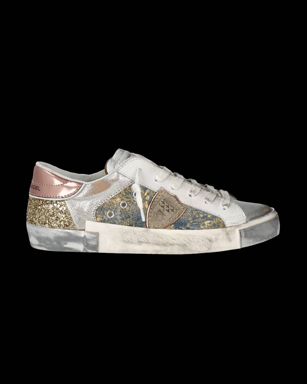 Philippe Model Sneaker Prsx Donna, Azzurro Oro Offerta