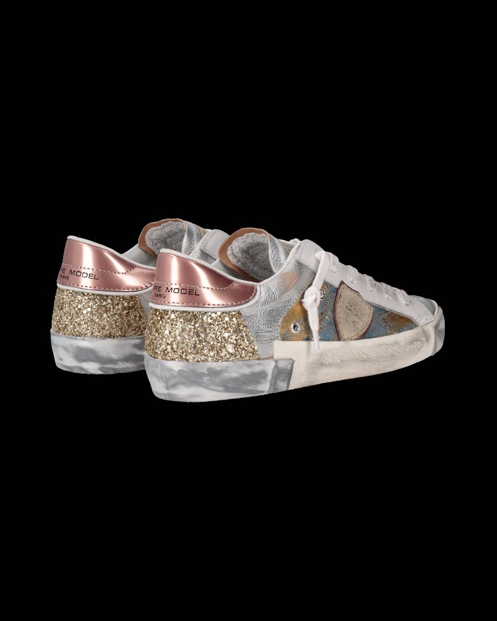 Philippe Model Sneaker Prsx Donna, Azzurro Oro Offerta