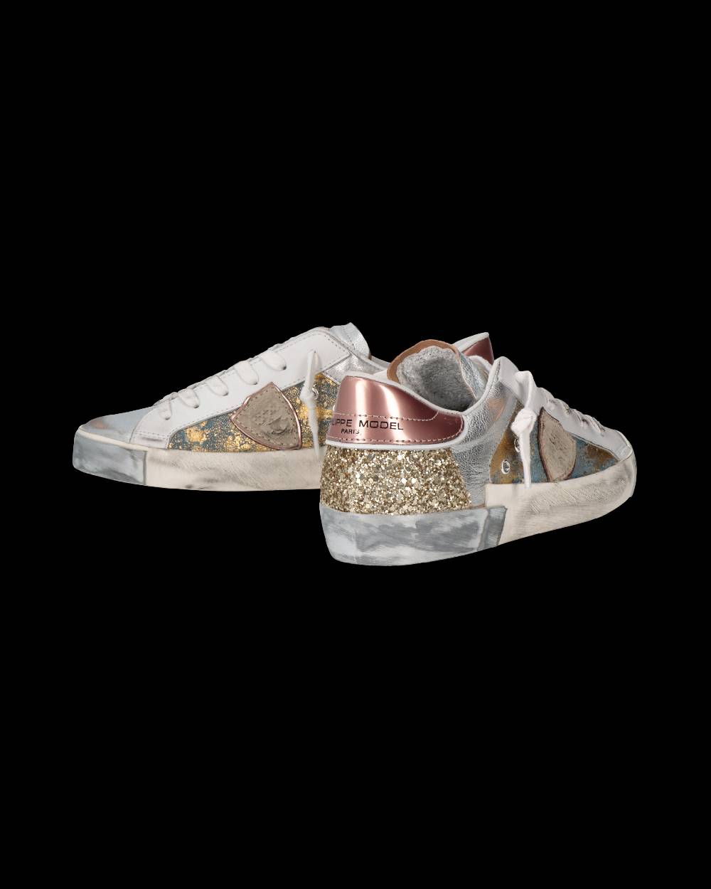 Philippe Model Sneaker Prsx Donna, Azzurro Oro Offerta