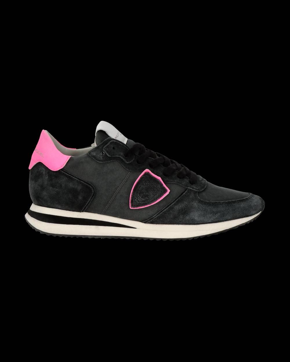 Philippe Model Sneaker Trpx Donna, Nero e Fucsia In Vendita