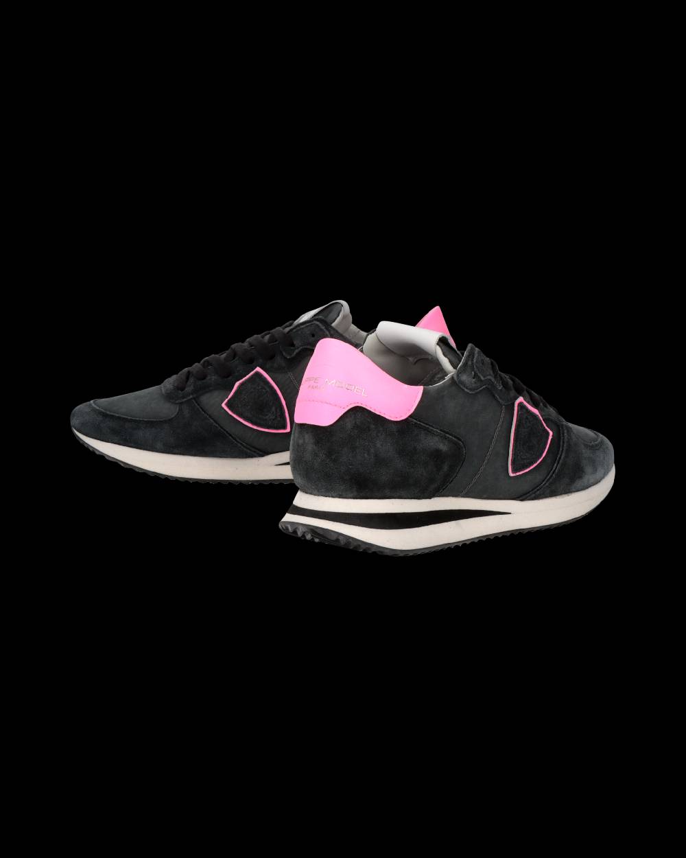 Philippe Model Sneaker Trpx Donna, Nero e Fucsia In Vendita