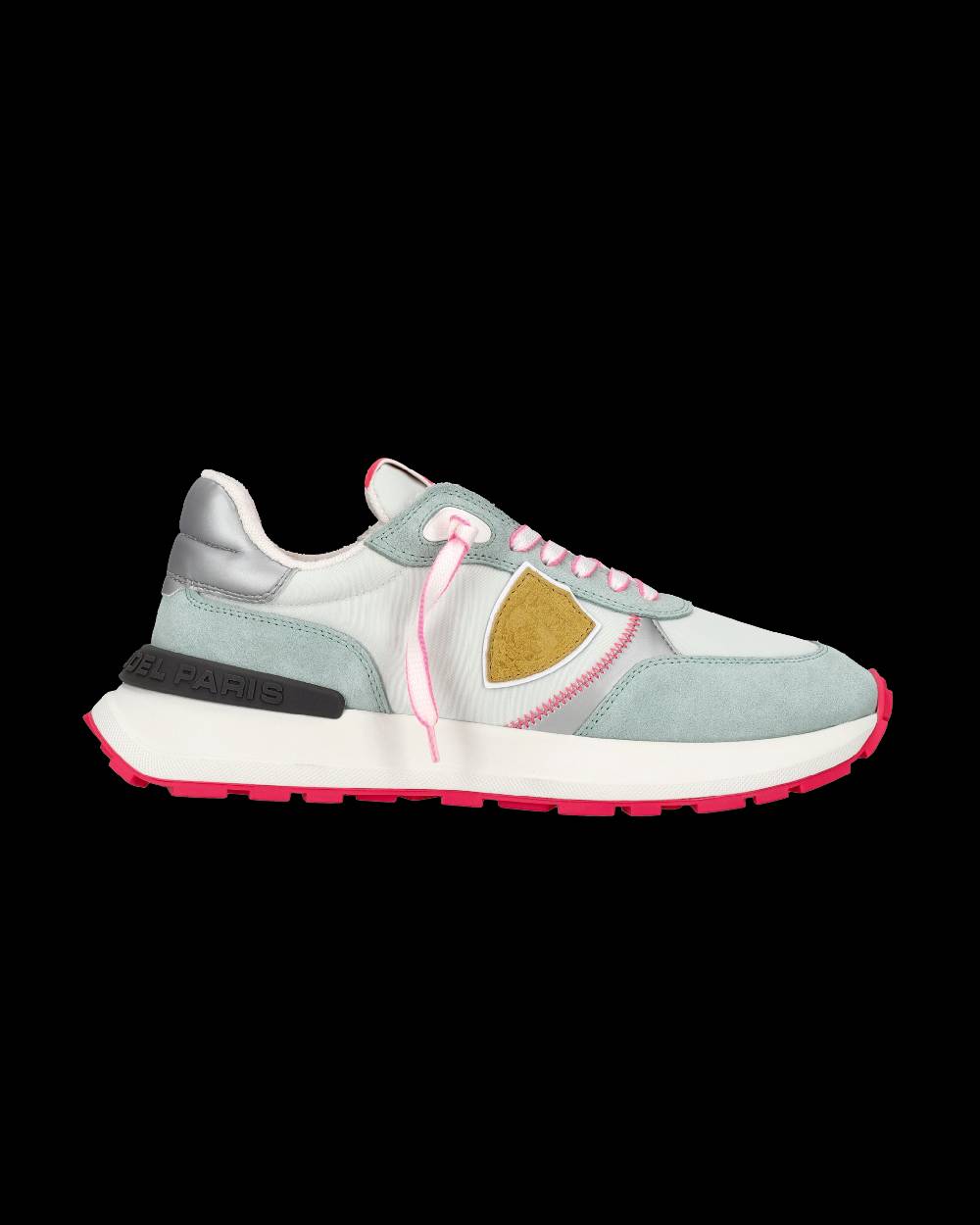 Philippe Model Sneaker bassa Antibes donna - verde acqua e fucsia Consegna Veloce