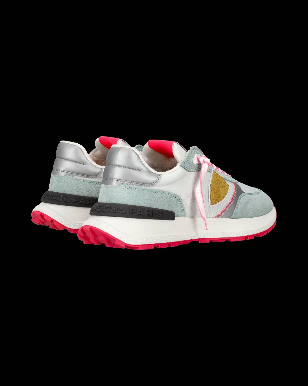 Philippe Model Sneaker bassa Antibes donna - verde acqua e fucsia Consegna Veloce