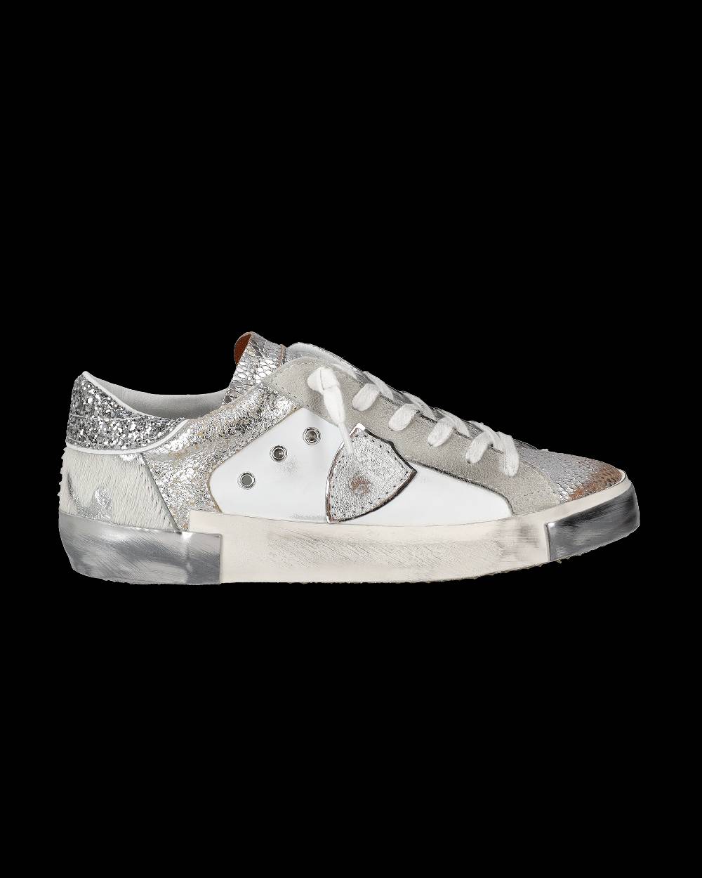 Philippe Model Sneaker bassa PRSX donna - bianco e argento Promozione Limitata