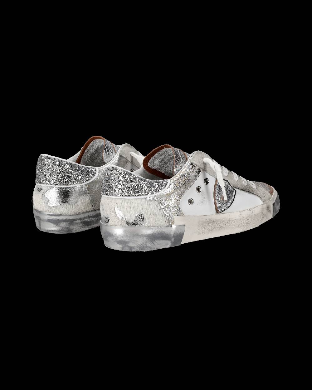 Philippe Model Sneaker bassa PRSX donna - bianco e argento Promozione Limitata