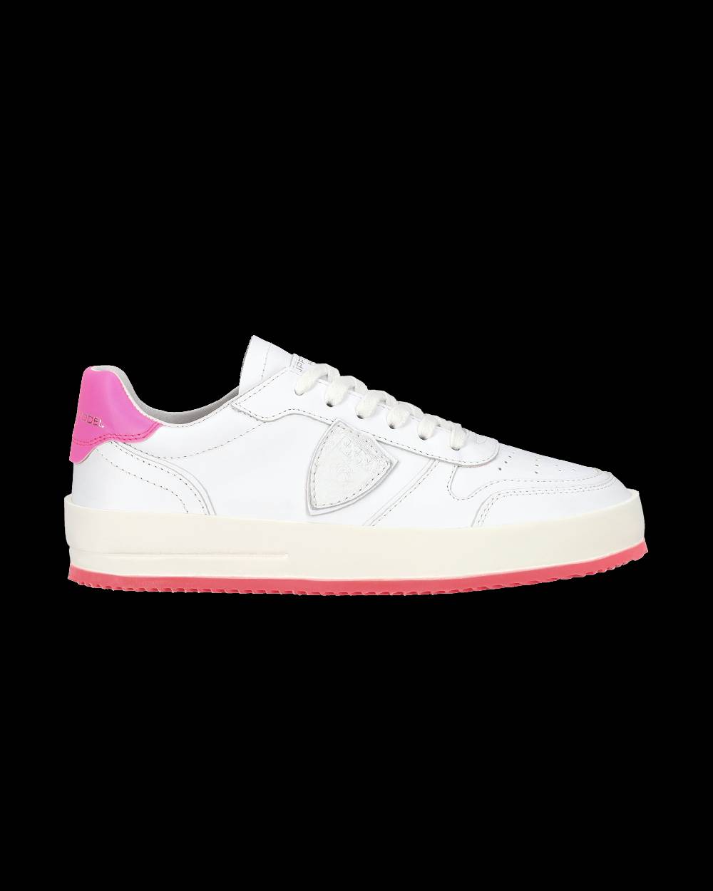 Philippe Model Sneaker bassa Nice donna - bianco e fucsia Fino Al -60%
