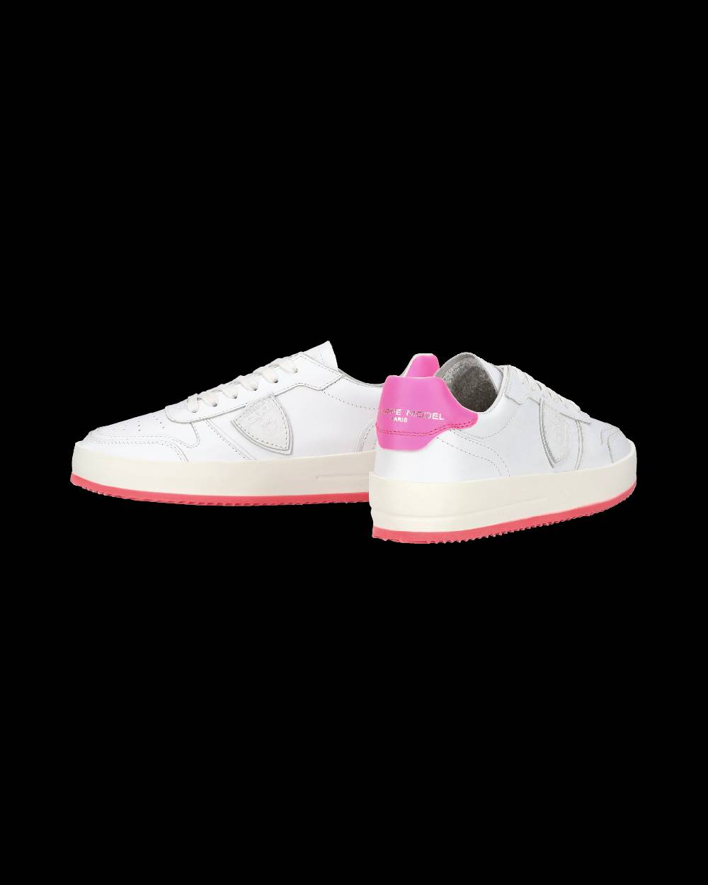 Philippe Model Sneaker bassa Nice donna - bianco e fucsia Fino Al -60%