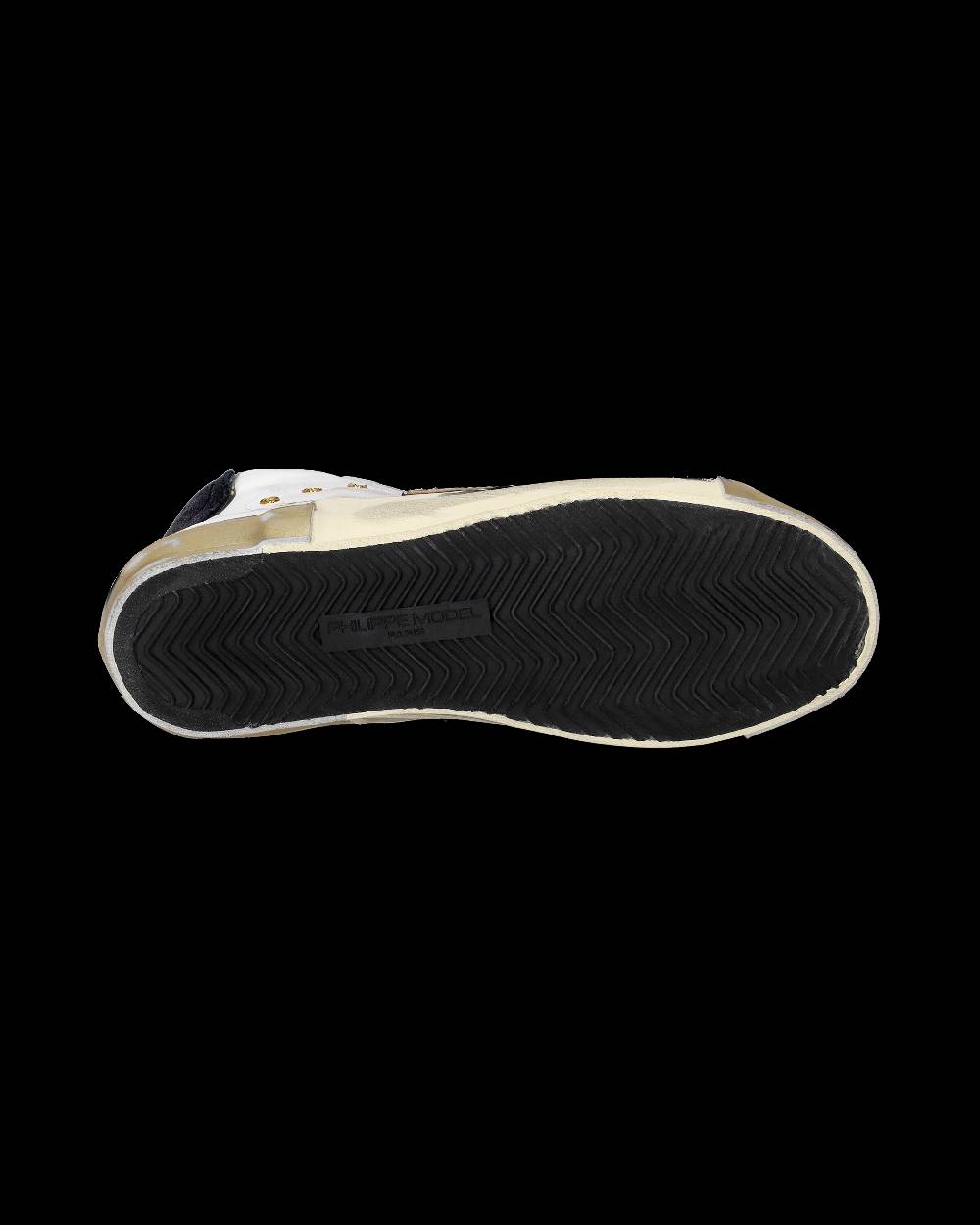 Philippe Model Sneaker high Paris donna - bianco e oro Prezzo Ridotto