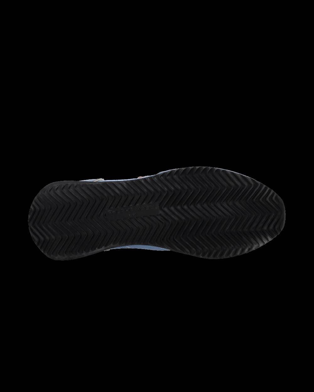 Philippe Model Sneaker casual Trpx da uomo in nylon e pelle Nabuk - Azzurro Saldi