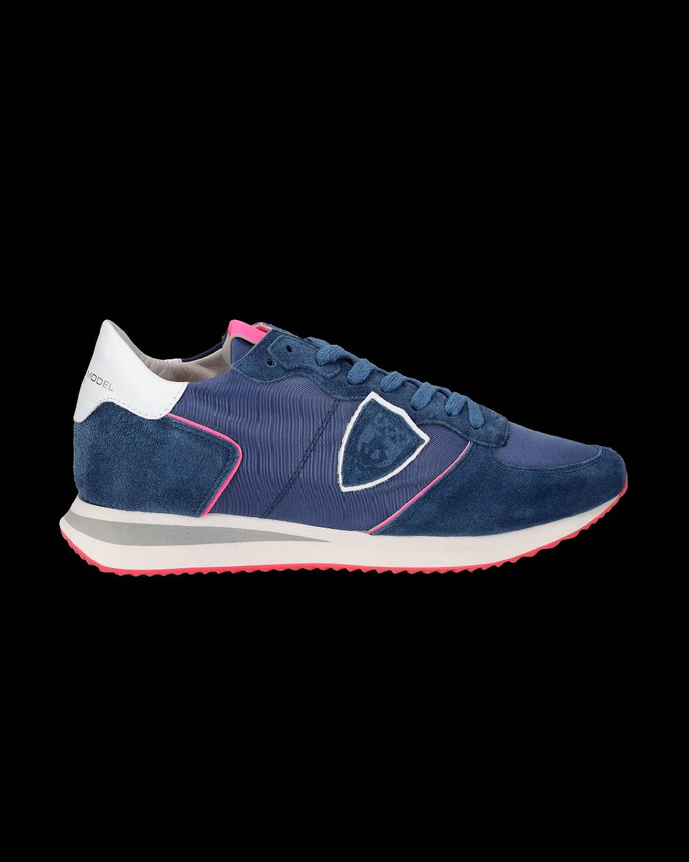 Philippe Model Sneakers Trpx da Donna Blu e Fucsia in Tessuto Tecnico Saldi Di Fabbrica