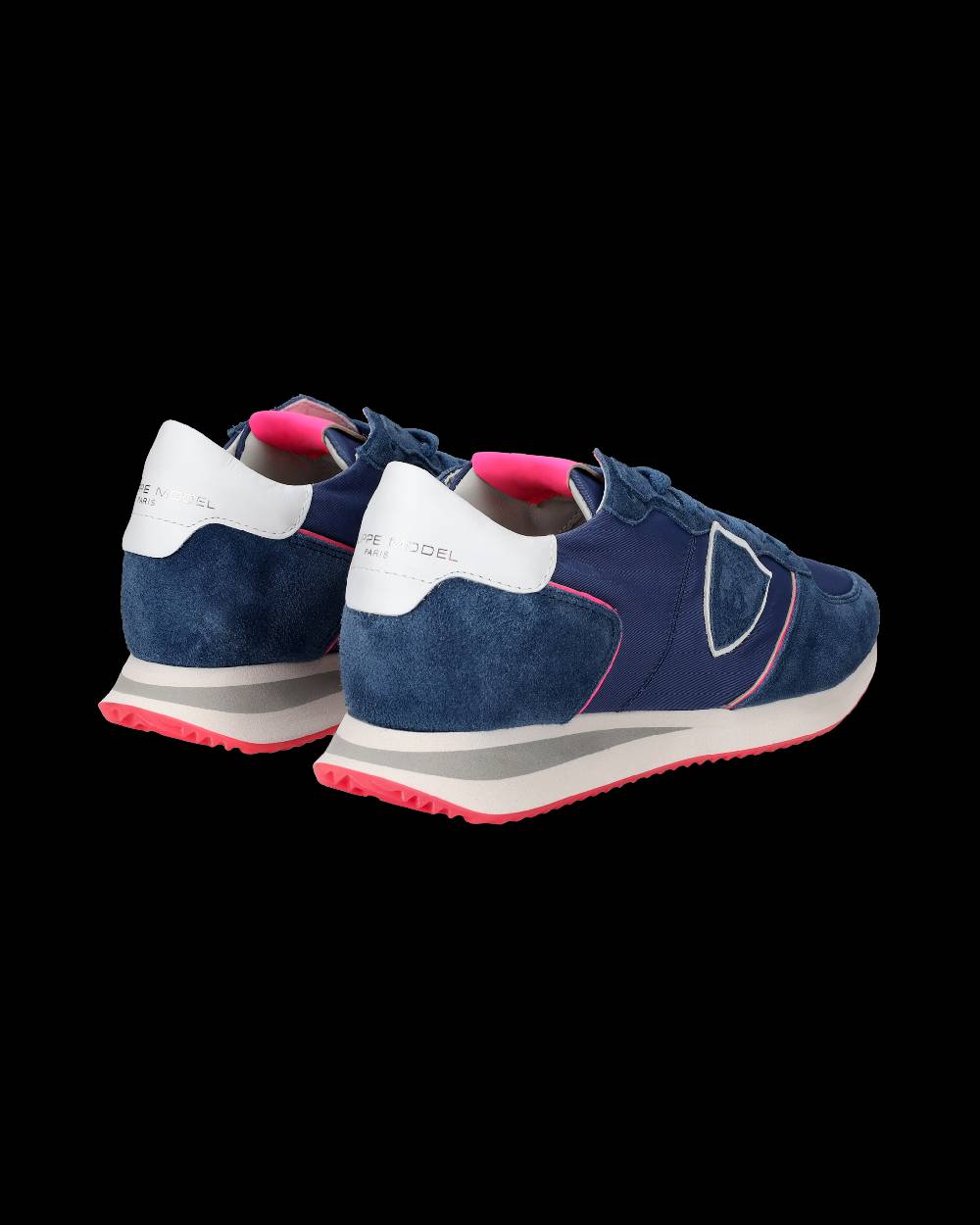 Philippe Model Sneakers Trpx da Donna Blu e Fucsia in Tessuto Tecnico Saldi Di Fabbrica