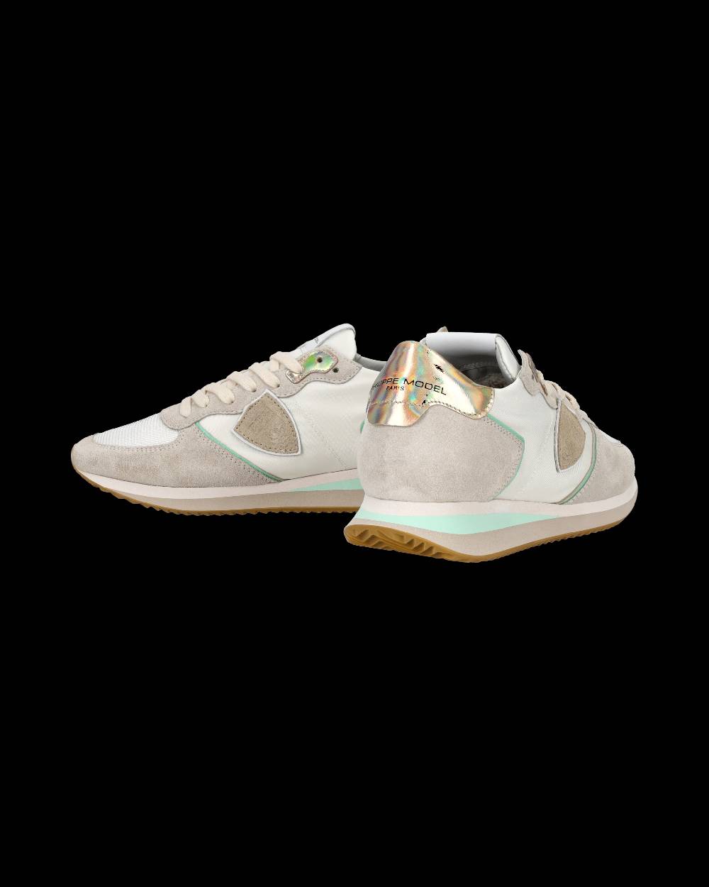 Philippe Model Sneaker bassa Trpx donna - bianco, acqua e oro Vendite Flash