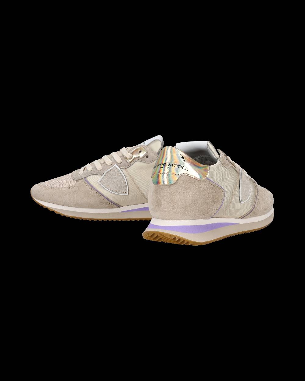 Philippe Model Sneaker bassa Trpx donna - beige e violetto Negozio