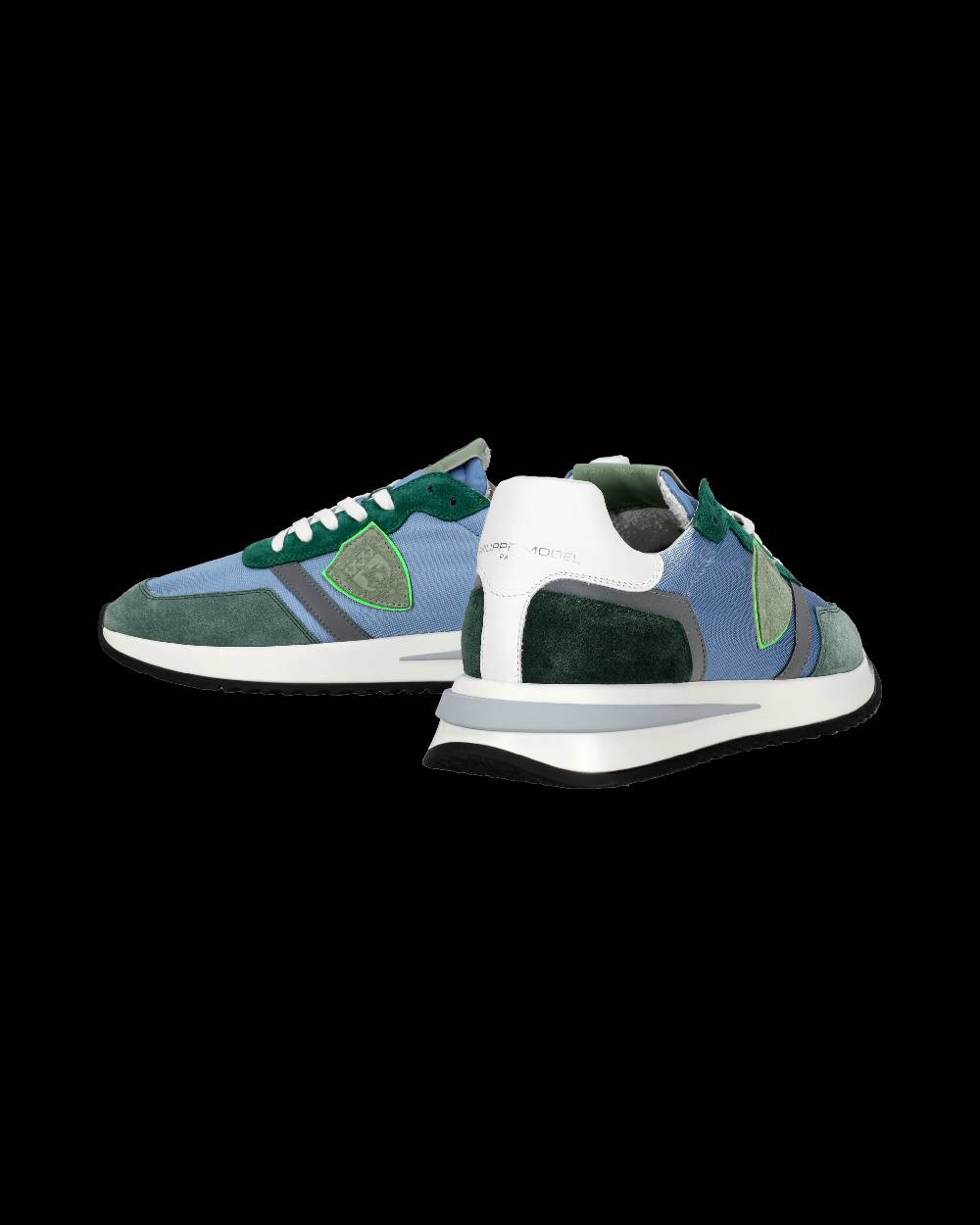 Philippe Model Sneaker bassa Tropez 2.1 uomo - verde e azzurro Moda