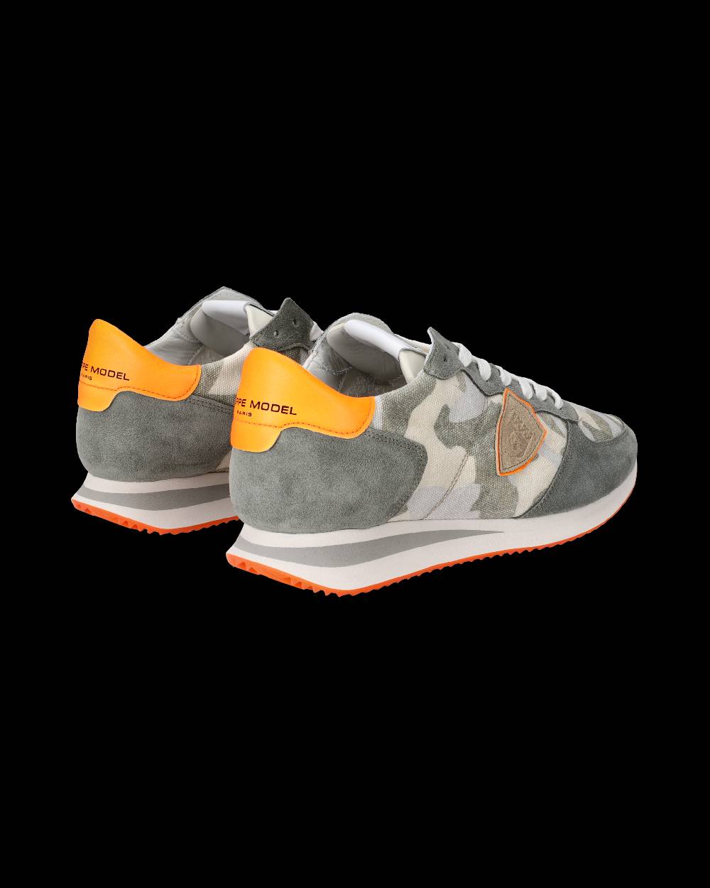 Philippe Model Sneakers Trpx da Uomo Verdi e Arancioni in Tessuto Tecnico Promozione