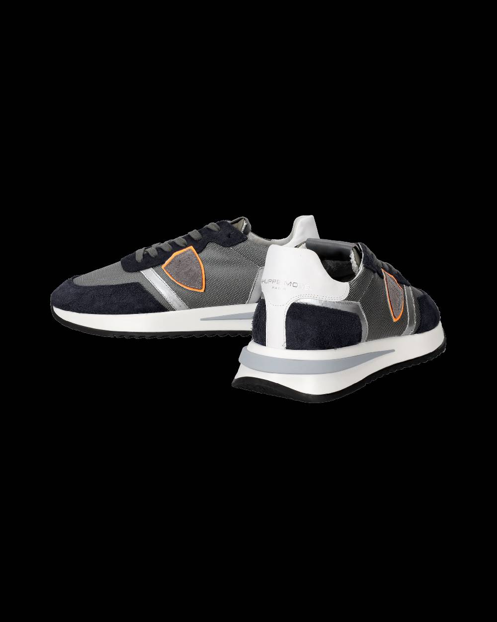 Philippe Model Sneaker basse Tropez 2.1 uomo - antracite e blu Pezzi Unici