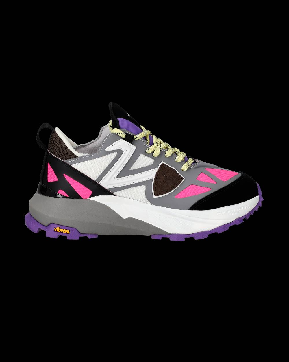 Philippe Model Sneakers Rocx da Donna Fucsia e Bianche in Tessuto Tecnico Negozi Online