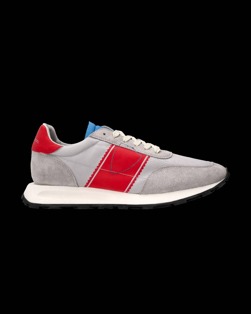 Philippe Model Sneaker Running Tour Uomo, Grigio e Rosso Promozione Limitata