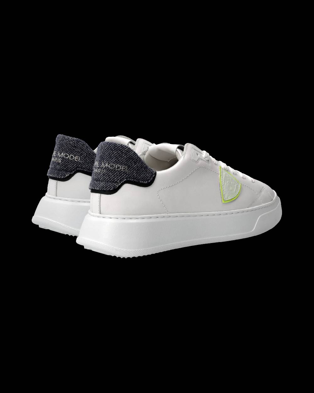 Philippe Model Sneaker Temple Uomo, Bianco e Blu Shopping Online