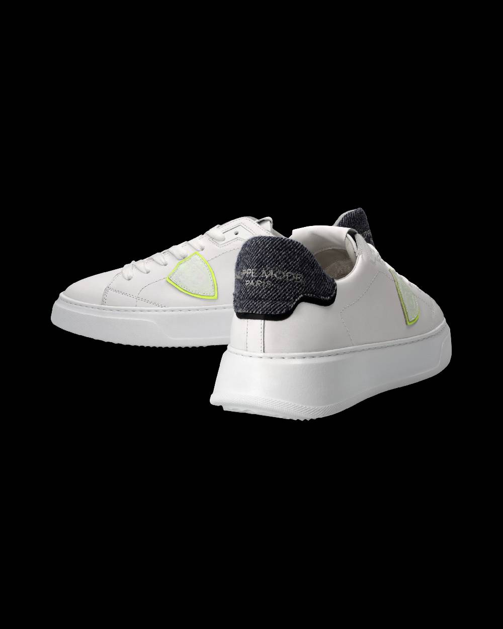 Philippe Model Sneaker Temple Uomo, Bianco e Blu Shopping Online