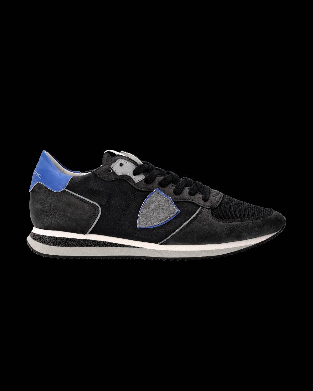 Philippe Model Sneaker Trpx Uomo, Nero e Bluette Sottocosto