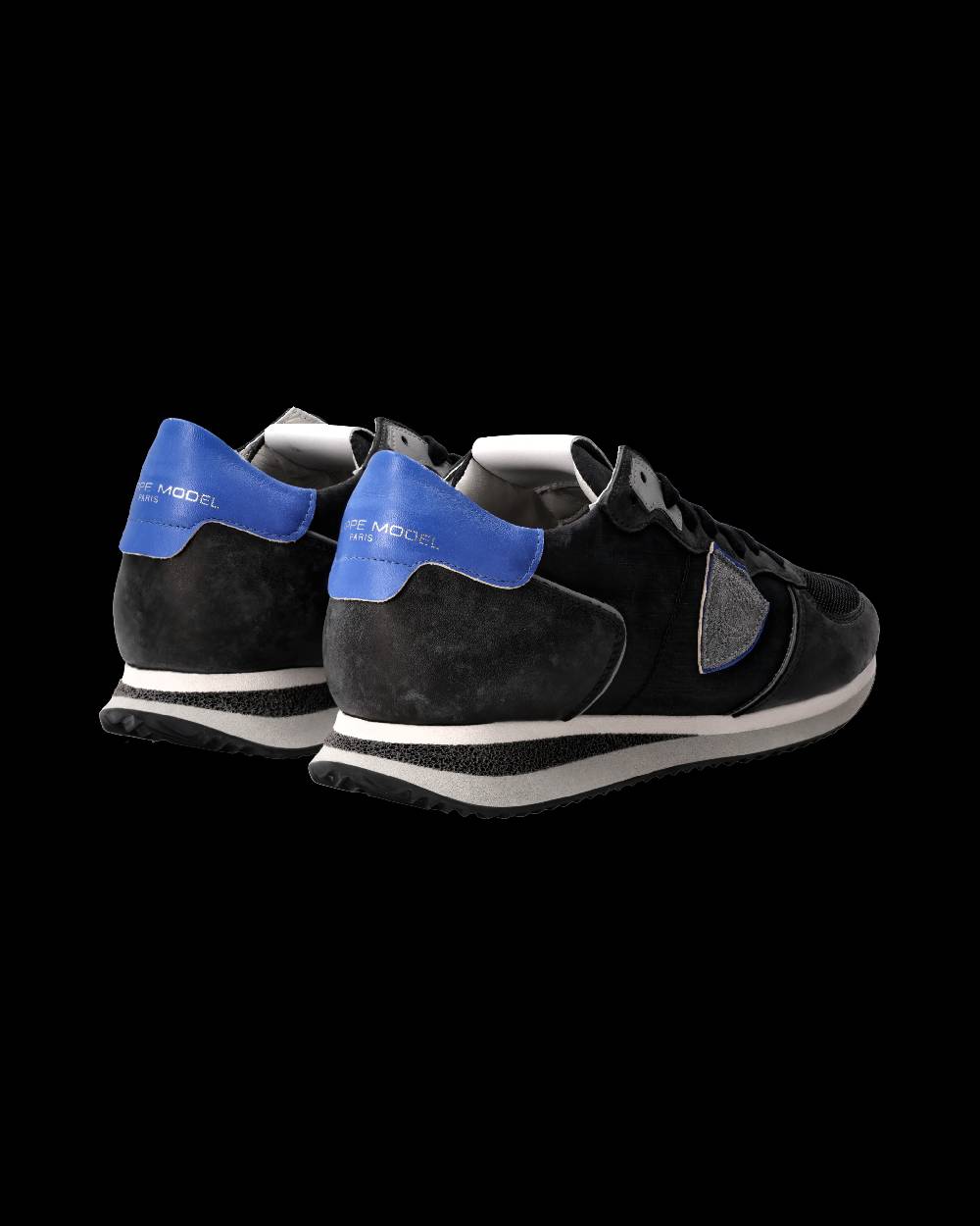 Philippe Model Sneaker Trpx Uomo, Nero e Bluette Sottocosto
