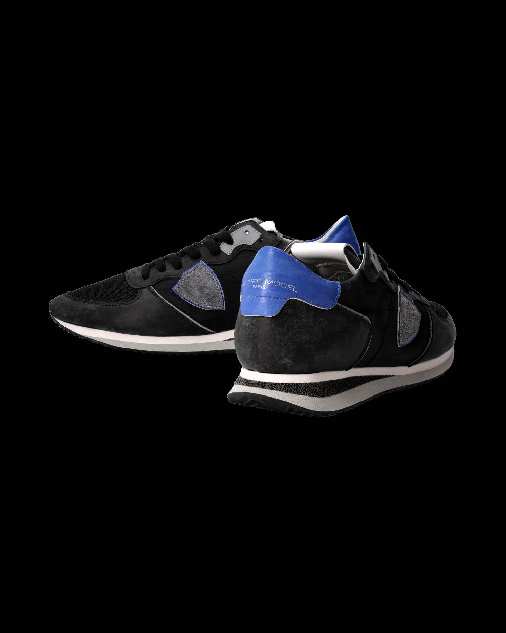 Philippe Model Sneaker Trpx Uomo, Nero e Bluette Sottocosto