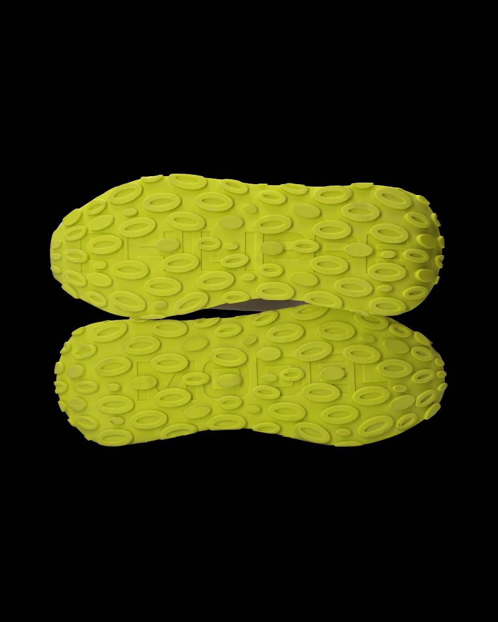 Philippe Model Sneaker Tropez Haute Uomo, Bianco e Giallo Fluo Novità