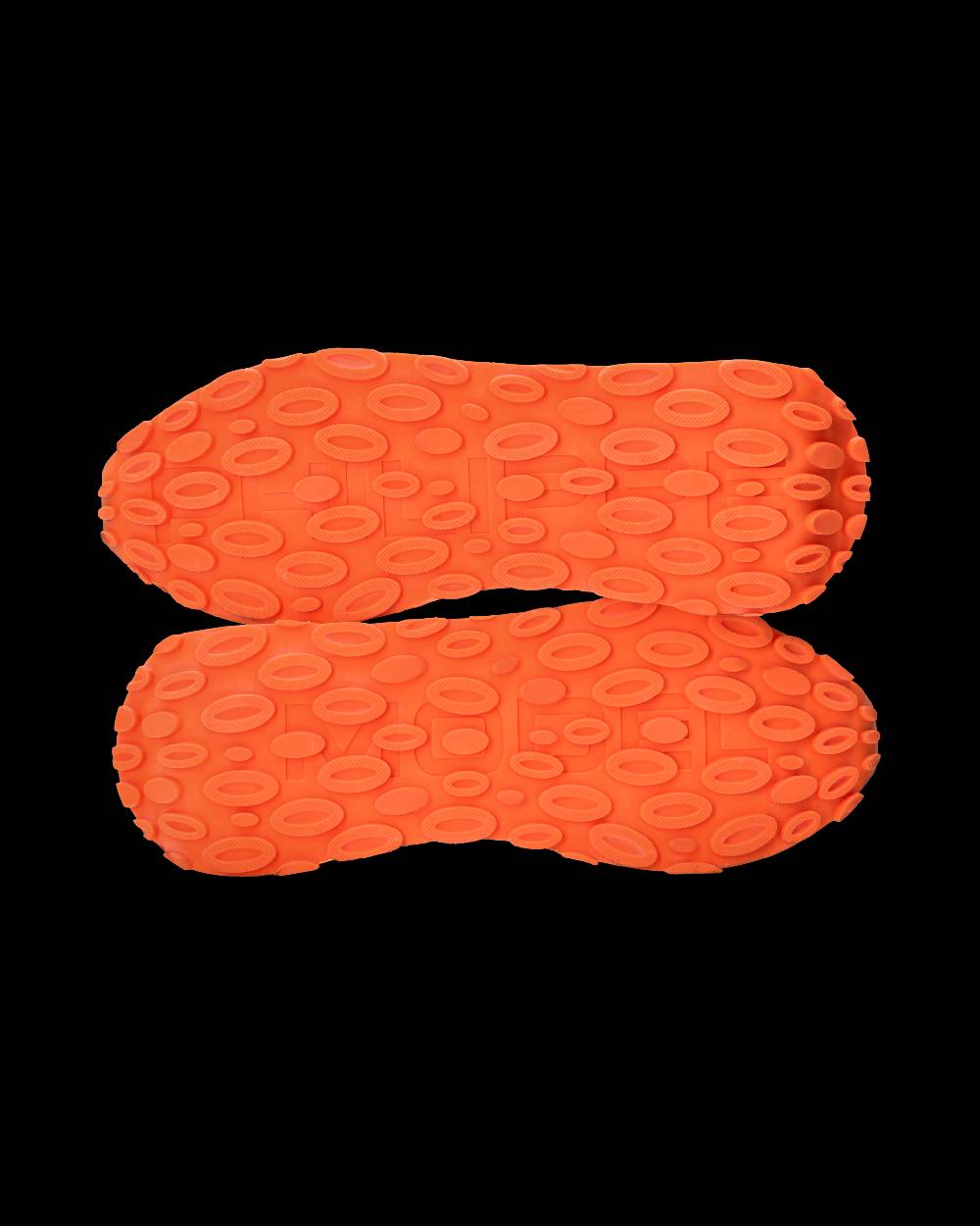 Philippe Model Sneaker Tropez Haute Uomo, Nero e Arancio Presa