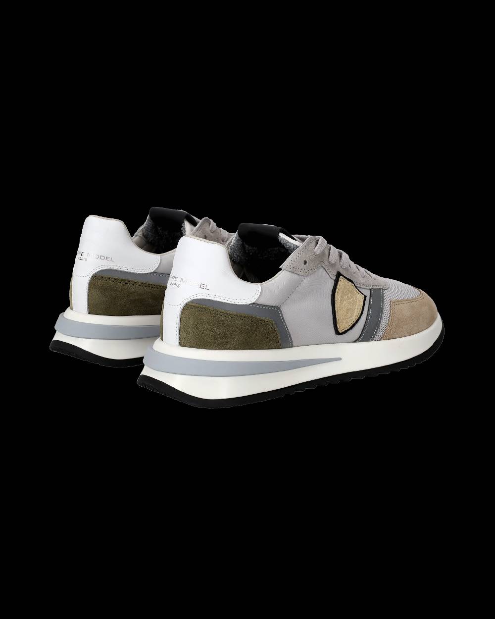 Philippe Model Sneakers Tropez 2.1 da Uomo Grigie in Tessuto Tecnico Sconto