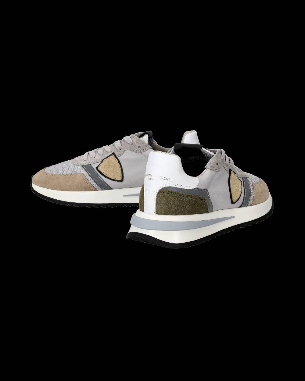 Philippe Model Sneakers Tropez 2.1 da Uomo Grigie in Tessuto Tecnico Sconto