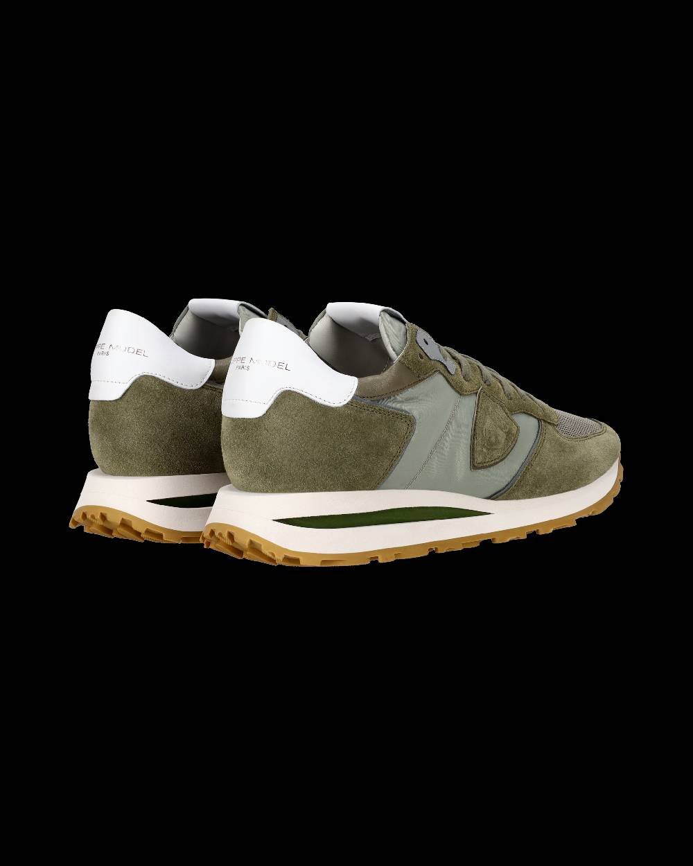 Philippe Model Sneaker basse Tropez Haute uomo - verde In Vendita