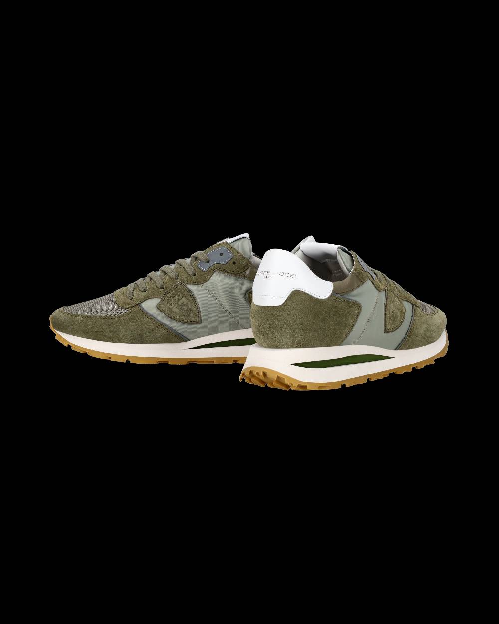 Philippe Model Sneaker basse Tropez Haute uomo - verde In Vendita
