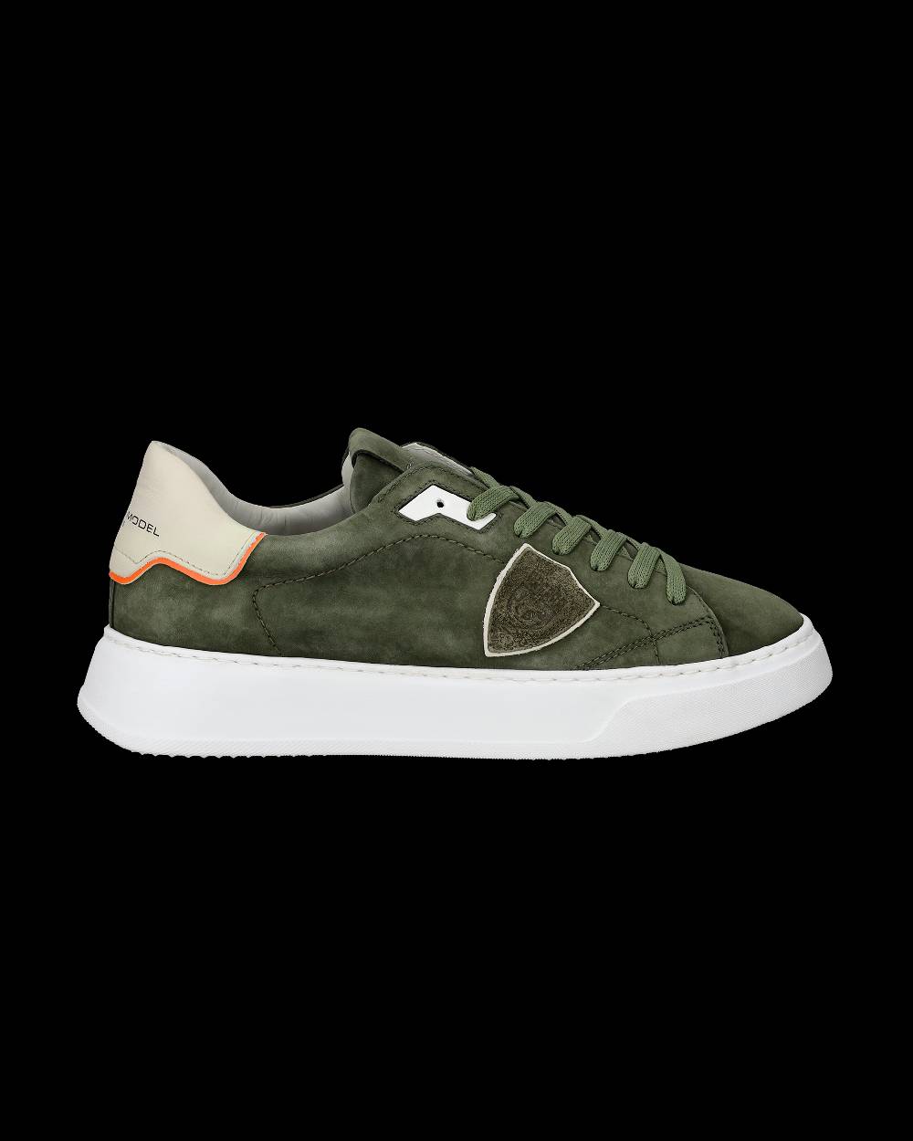 Philippe Model Sneaker basse Temple uomo - verde militare Saldi