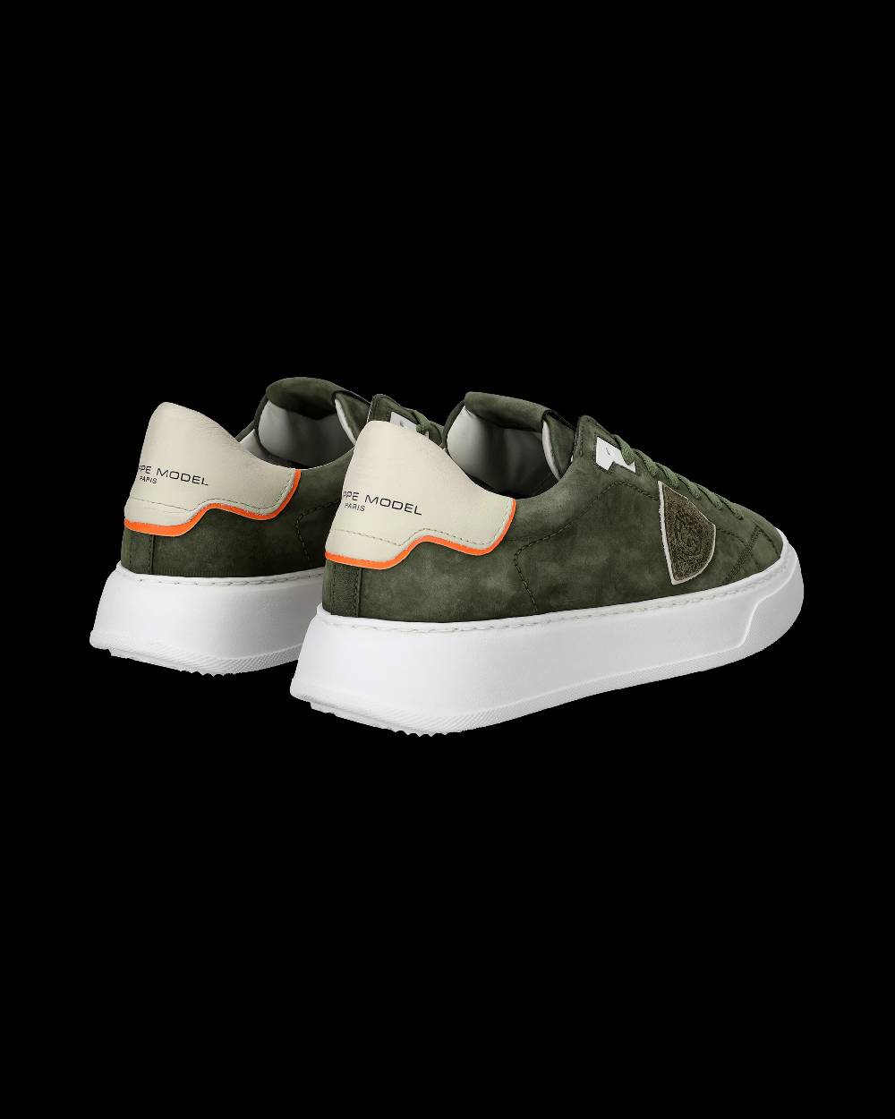 Philippe Model Sneaker basse Temple uomo - verde militare Saldi
