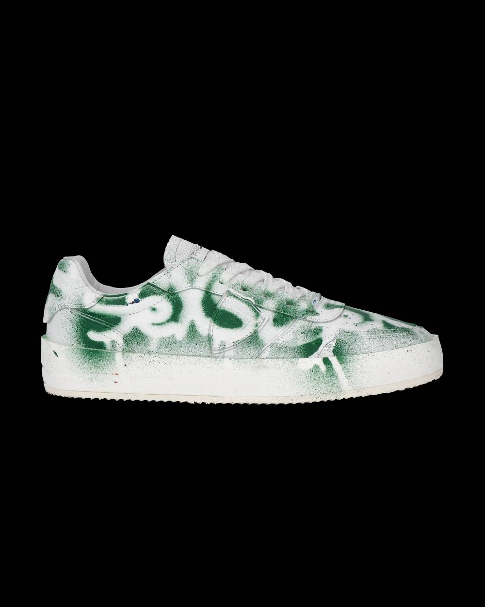 Philippe Model Sneaker bassa Nice uomo - bianco e verde In Linea