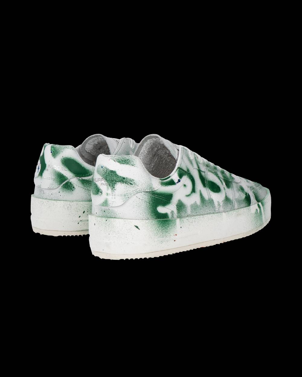 Philippe Model Sneaker bassa Nice uomo - bianco e verde In Linea