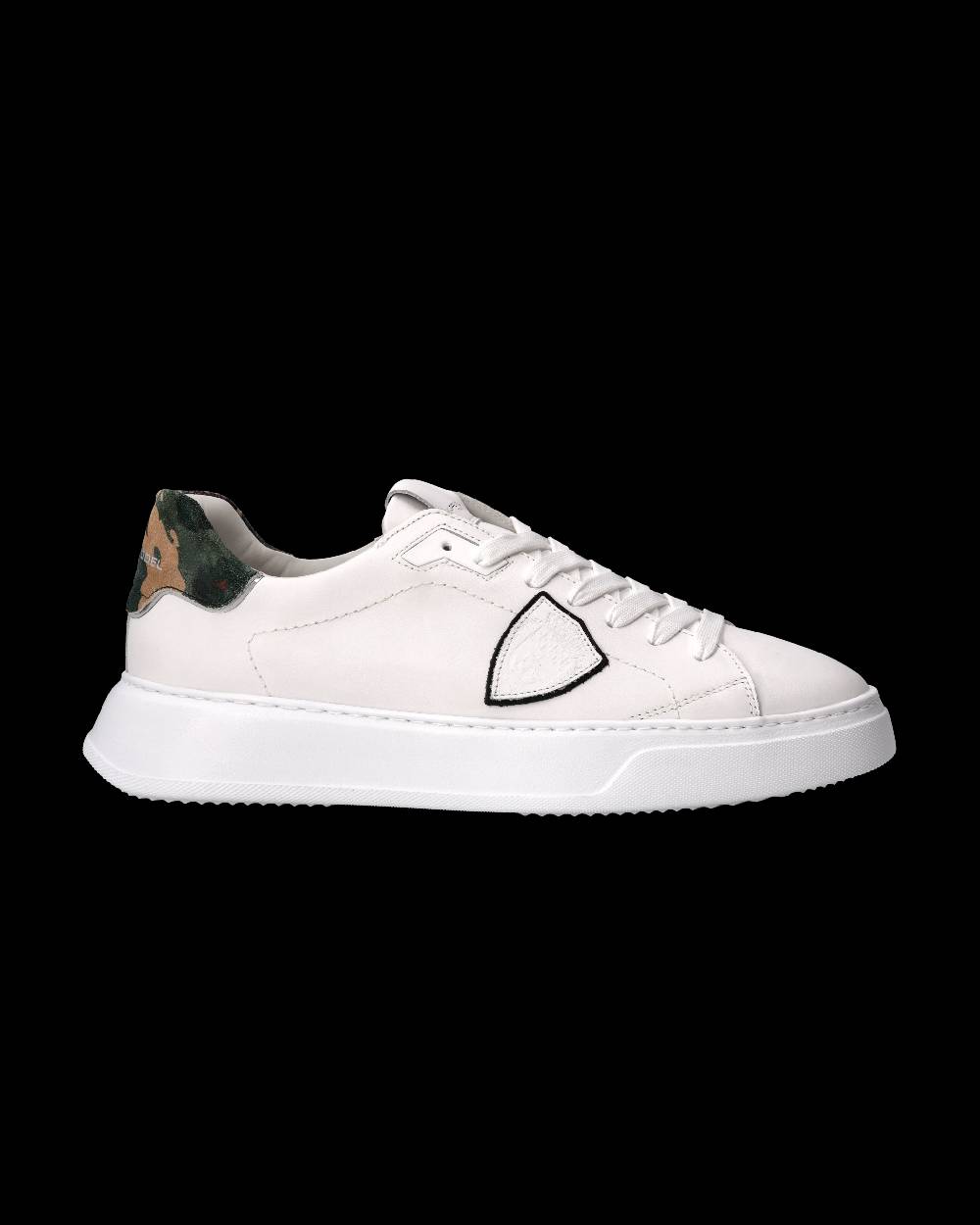 Philippe Model Sneaker Temple Uomo, Bianco e Nero Soddisfazione Garantita