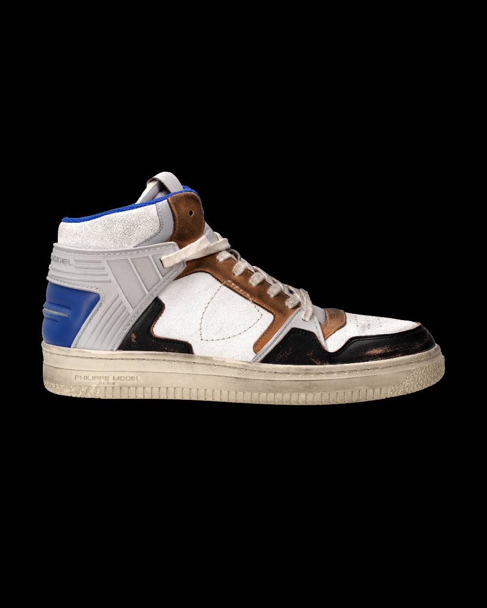Philippe Model Sneaker La Grande Uomo, Bianco e Blu Qualità Garantita