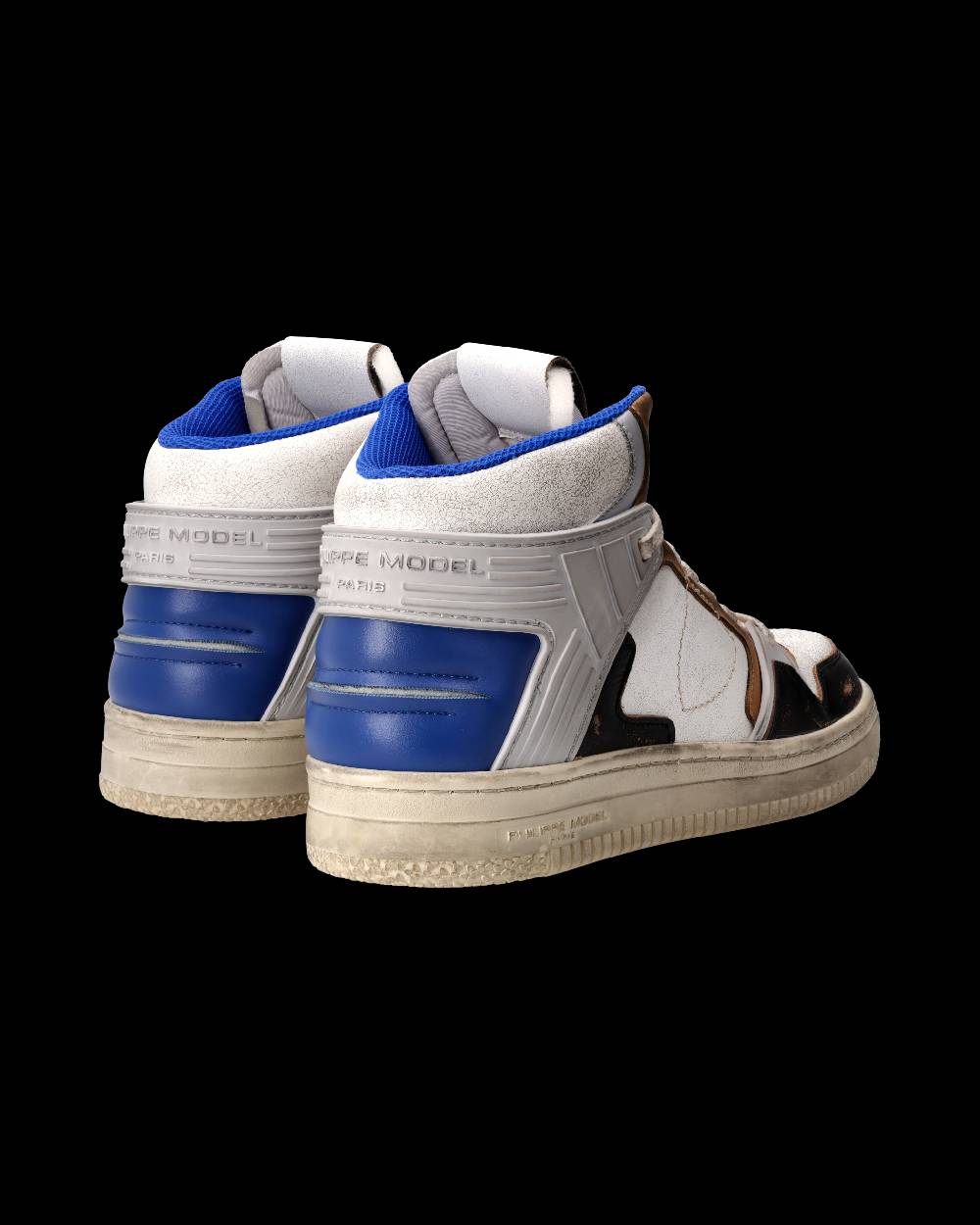 Philippe Model Sneaker La Grande Uomo, Bianco e Blu Qualità Garantita