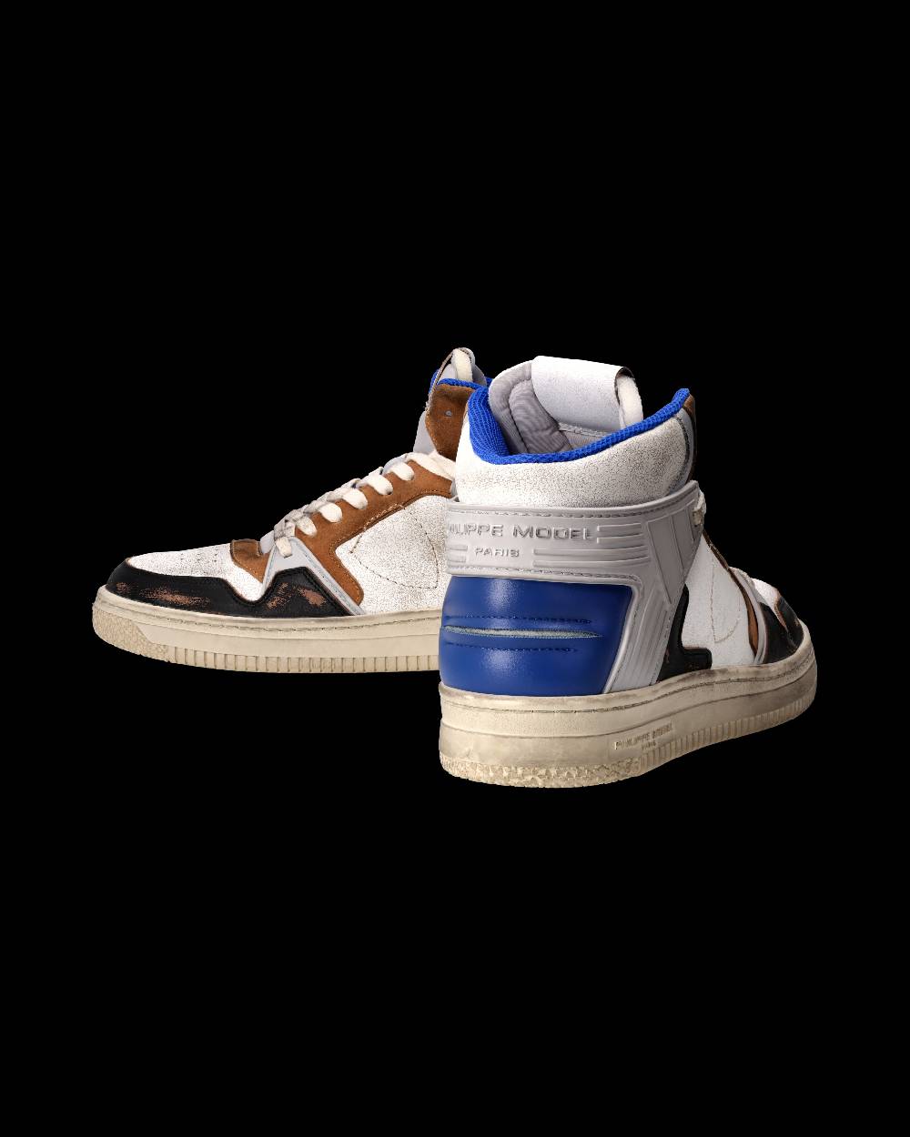 Philippe Model Sneaker La Grande Uomo, Bianco e Blu Qualità Garantita