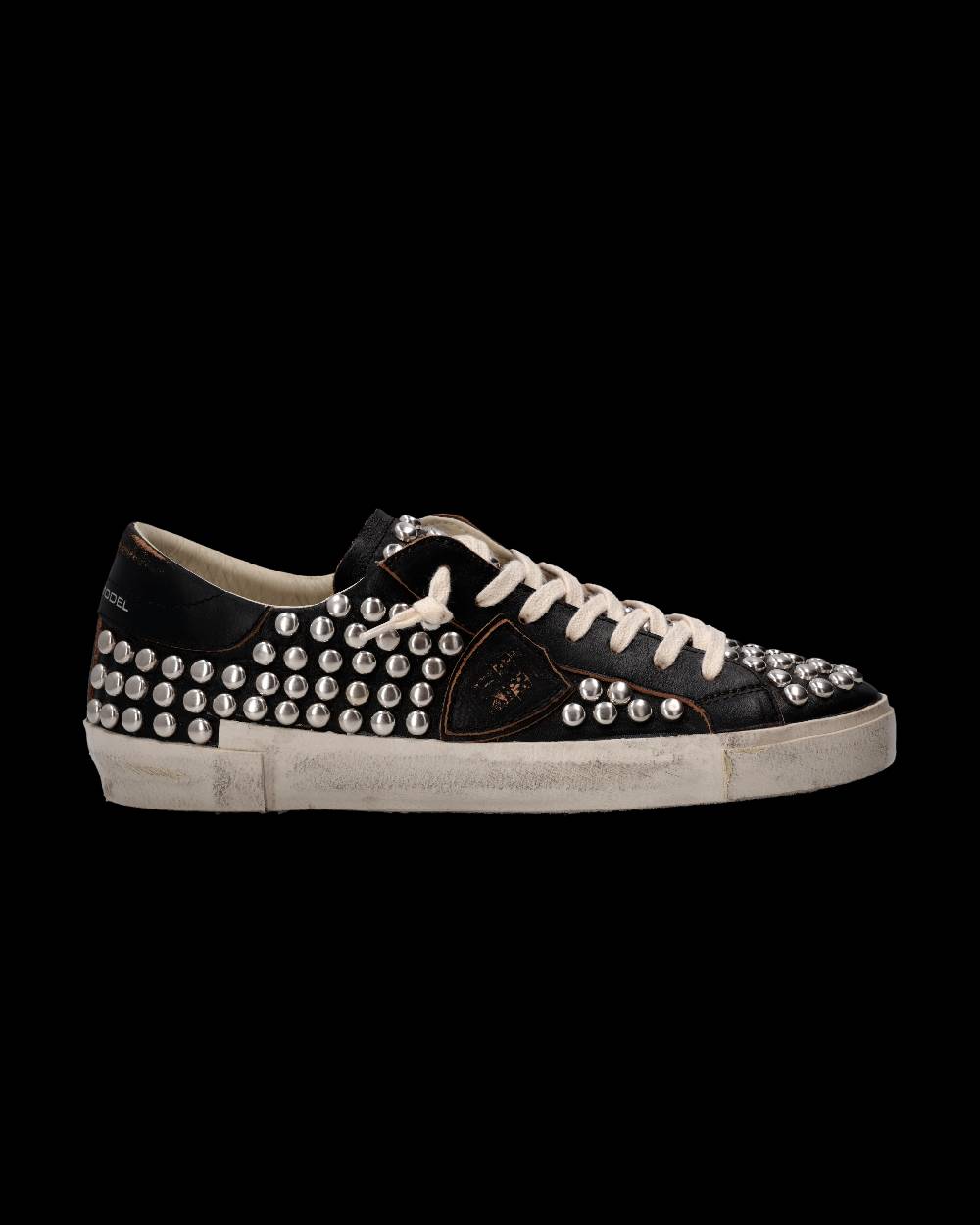 Philippe Model Sneaker Prsx Uomo, Nero Used Borchie Fino Al -60%