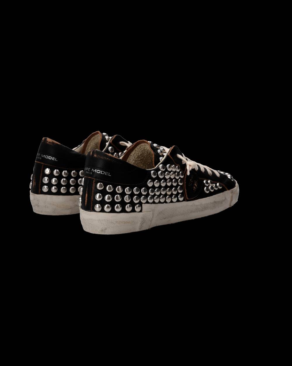 Philippe Model Sneaker Prsx Uomo, Nero Used Borchie Fino Al -60%