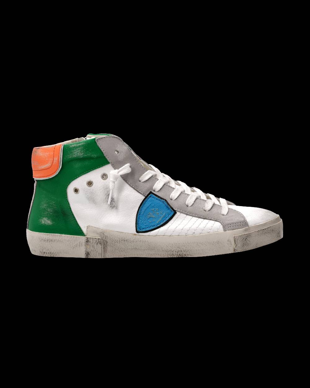 Philippe Model Sneaker Prsx Uomo, Bianco e Verde Prezzo Ridotto