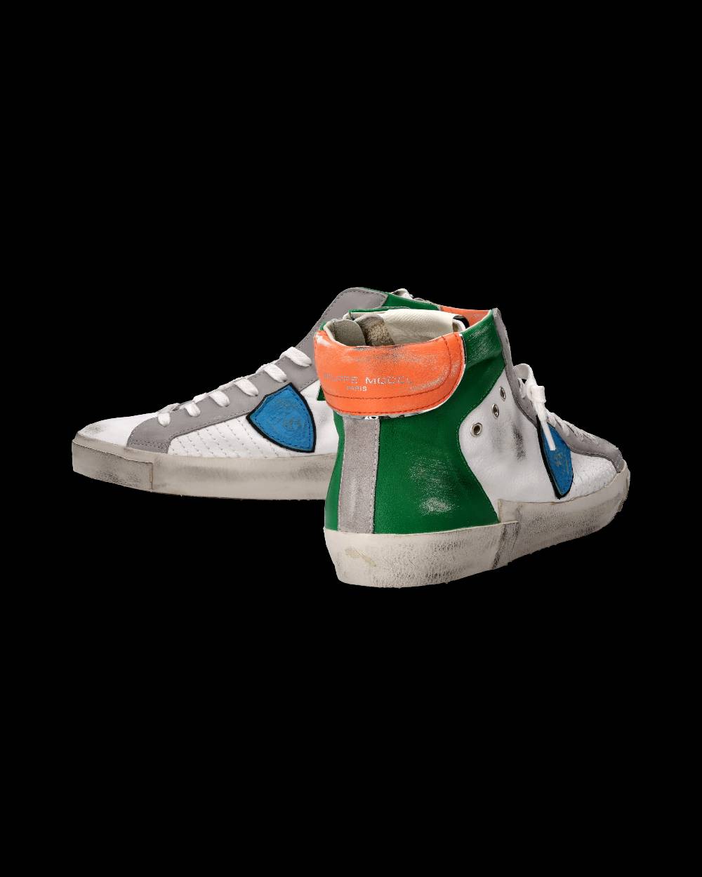 Philippe Model Sneaker Prsx Uomo, Bianco e Verde Prezzo Ridotto