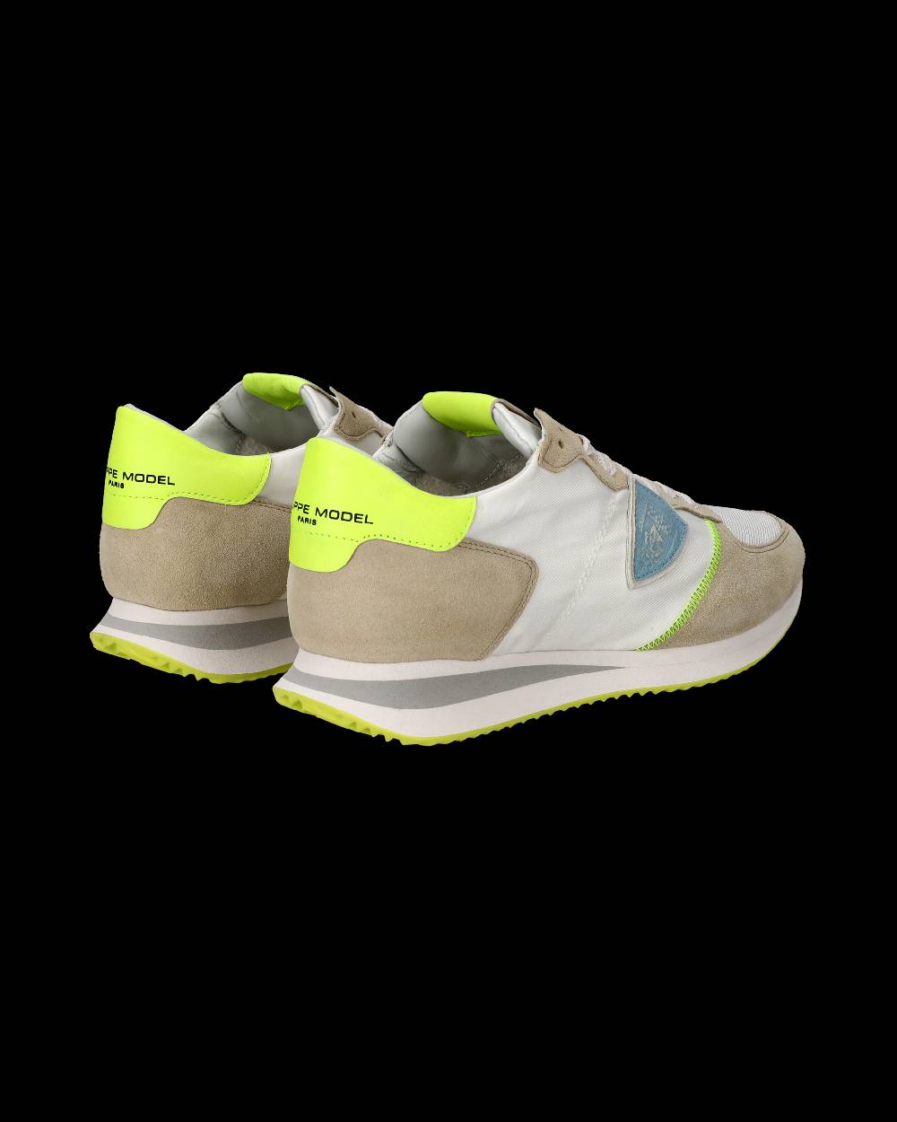 Philippe Model Sneakers Trpx da Uomo Bianche in Tessuto Tecnico Offerte